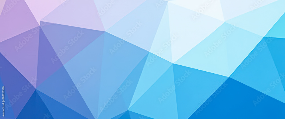 Obraz premium Abstract blue and purple low poly background