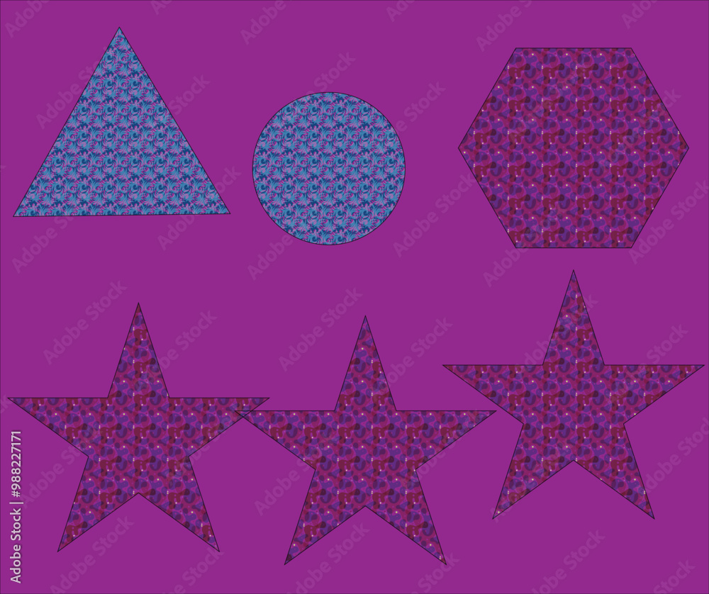 Set of four stars, Nice four ster