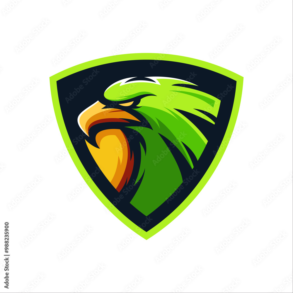 Fototapeta premium eagle shield emblem