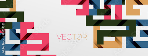 Color bend lines with shadow texture effect. Vector Illustration For Wallpaper, Banner, Background, Card, Book Illustration, landing page