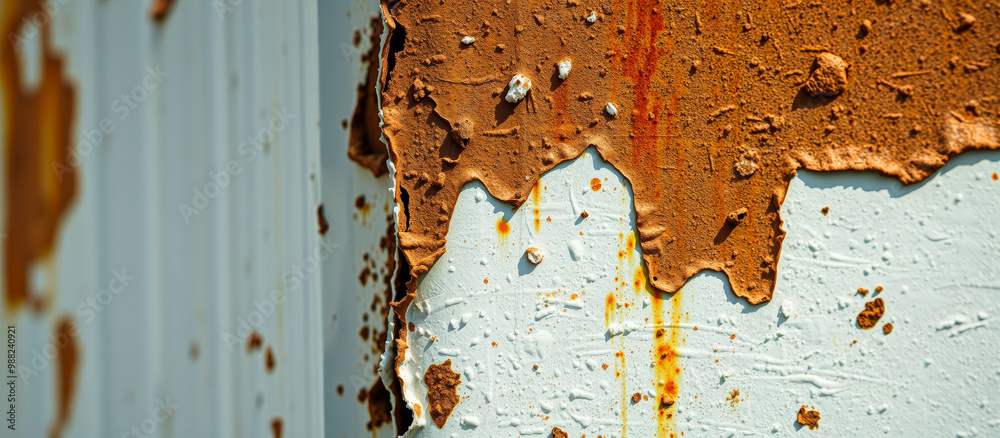 Fototapeta premium Closeup of Rusted Metal Surface