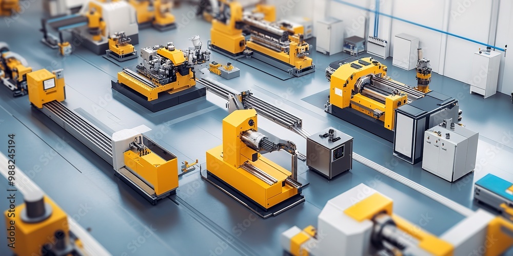 Factory with CNC Automotion solutions Factory with CNC Automotion solutions