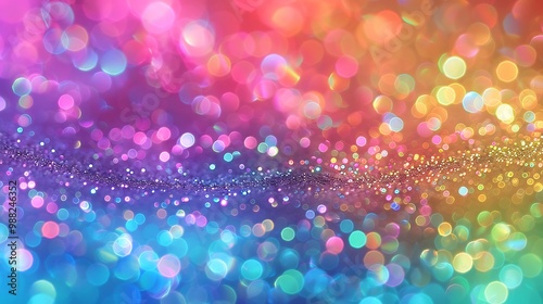 A colorful rainbow glitter background with multicolored sparkles blending seamlessly, perfect for a vibrant and playful design. 8k UHD, suitable for high-quality printing or digital display. 