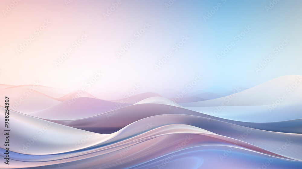 Obraz premium Vibrant Symphony, An Enchanting Kaleidoscope of Colors, Holographic abstract background in pastel neon color design.