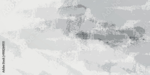 Old white washed chalk wall texture.vector illustration