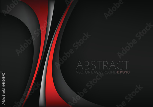 graphic vector curve line overlap background for text and message design