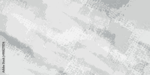 Old white washed chalk wall texture.vector illustration