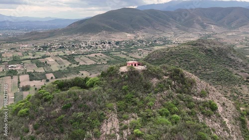 Wallpaper Mural Overhead summer views of Oaxaca's central valleys during rainy weather. Torontodigital.ca