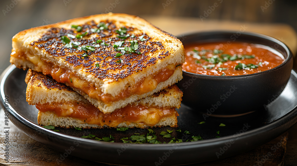 Grilled cheese sandwiches with crispy edges Grilled cheese sandwiches with crispy edges