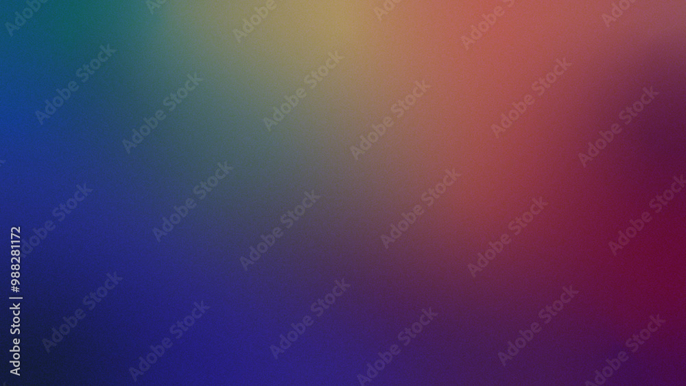 Abstract mesh gradient background in multicolor with a dark, grainy noise texture backdrop. Abstract mesh gradient background in multicolor with a dark, grainy noise texture backdrop.