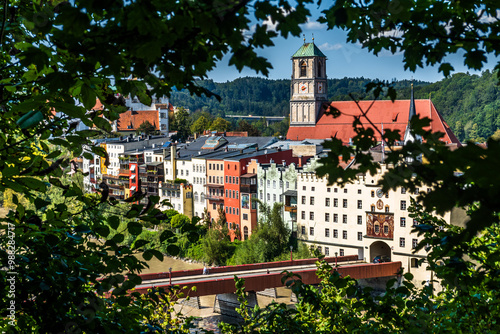 old town of wasserburg am inn - bavaria