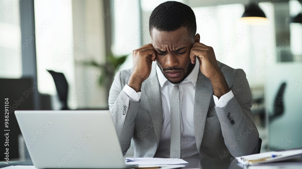 Concerned Financial Advisor Discussing Delayed Payments in Modern Office Setting Concerned Financial Advisor Discussing Delayed Payments in Modern Office Setting