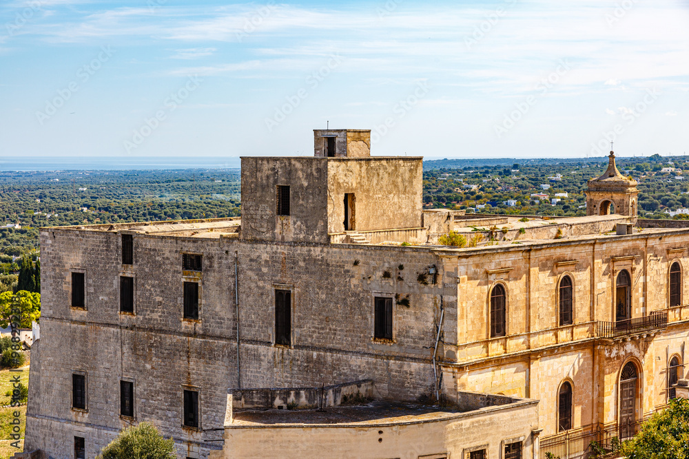 Obraz premium Old factory in the city of Castellaneta