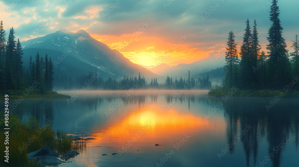 Beautiful mesmerizing sunrise Beautiful mesmerizing sunrise