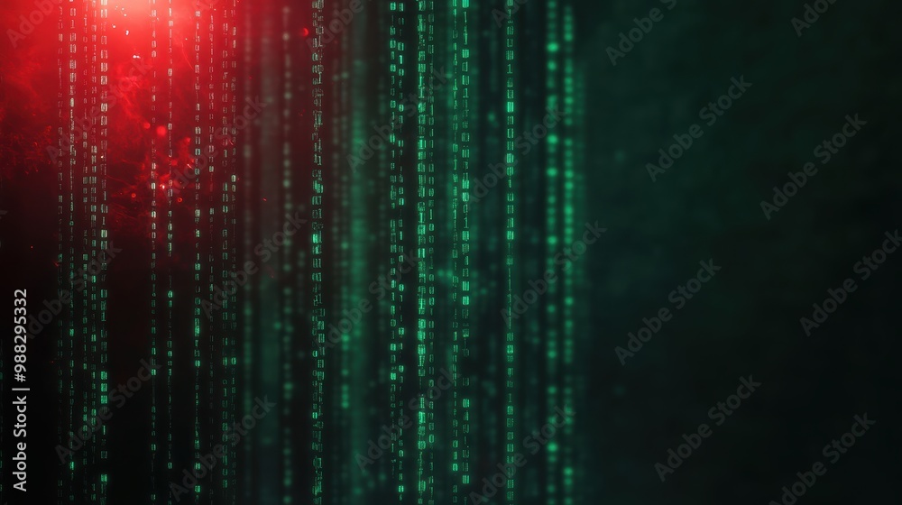 Binary code streams flowing across the screen, encrypted layers glowing in a dark, high-tech conceptual wallpaper Binary code streams flowing across the screen, encrypted layers glowing in a dark, high-tech conceptual wallpaper