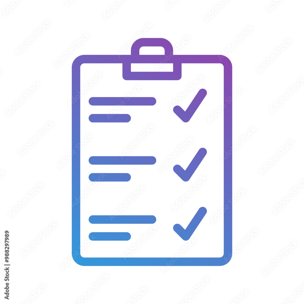 Paper task gradient icons. perfect for forms, questions and check marks. editable stroke, suitable for websites, UI and interfaces. Paper task gradient icons. perfect for forms, questions and check marks. editable stroke, suitable for websites, UI and interfaces.