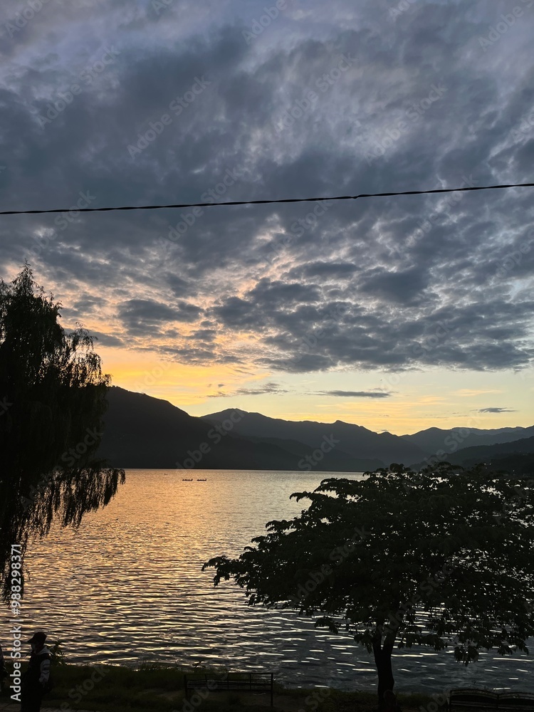 Nepal, Pokhara, phewa lake