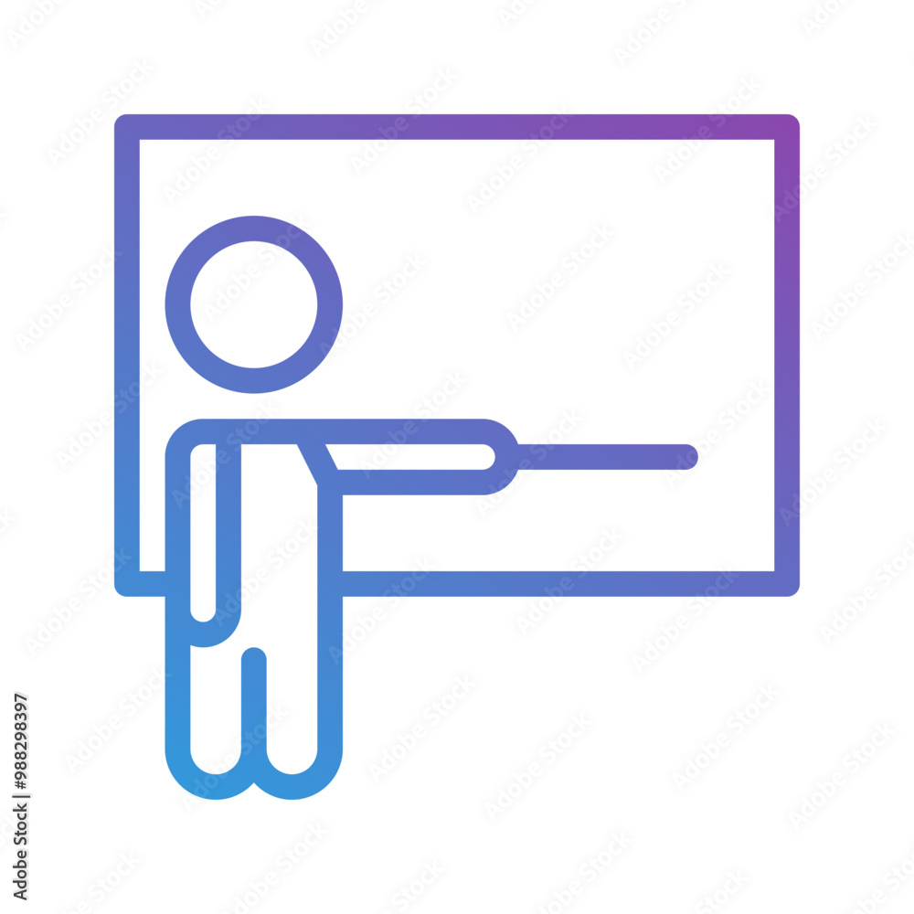 Lecturer gradient icons. perfect for universities, education and schools. editable stroke, suitable for websites, UI and interfaces. Lecturer gradient icons. perfect for universities, education and schools. editable stroke, suitable for websites, UI and interfaces.