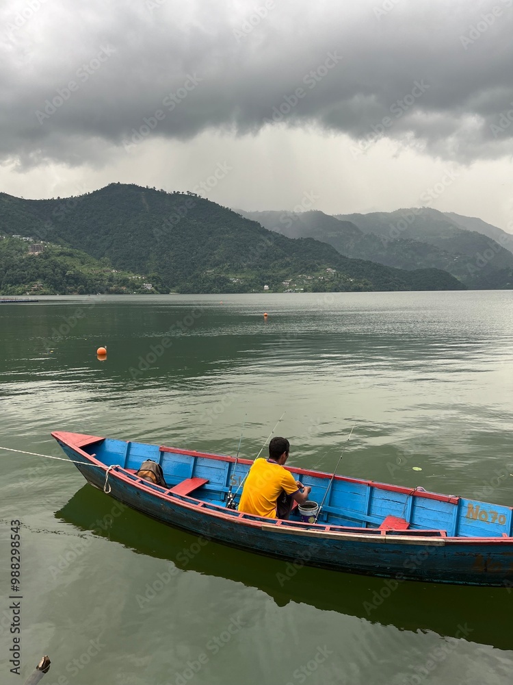 Nepal, Pokhara, phewa lake