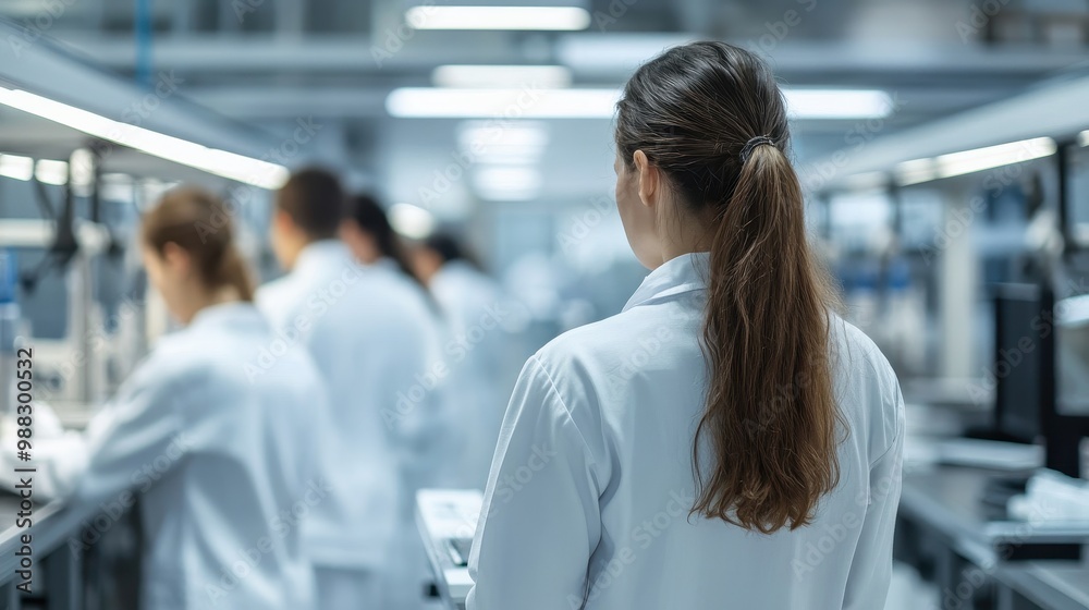 Researchers Conducting Scientific Experiments in a Laboratory Researchers Conducting Scientific Experiments in a Laboratory