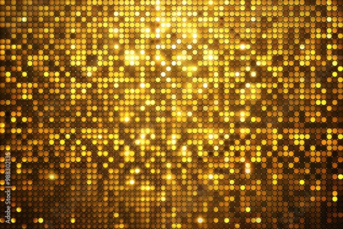 Wallpaper Mural Shimmering golden background with dazzling sparkle effect Torontodigital.ca
