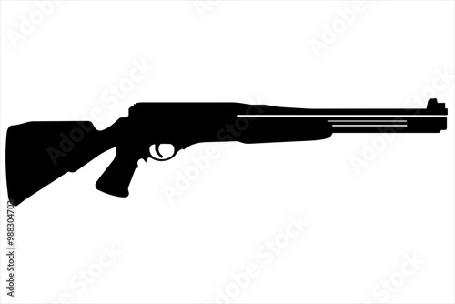 silhouette of a Heavy-Duty Shotgun