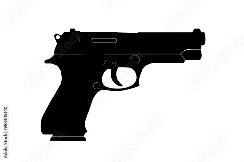 silhouette of a Heavy Duty Pistol