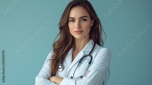 Beaultiful female doctor 