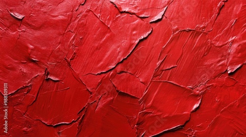 Wallpaper Mural Close up of textured red cardboard showcasing its rich surface and vibrant color Torontodigital.ca