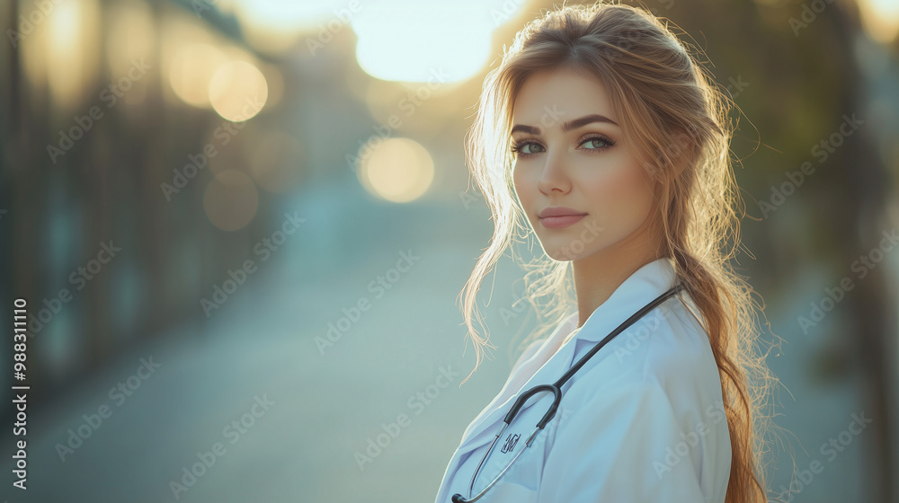 Beaultiful female doctor
