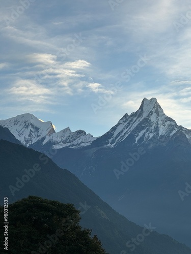 Obraz na płótnie himaleje nepal machapuchare w salonie