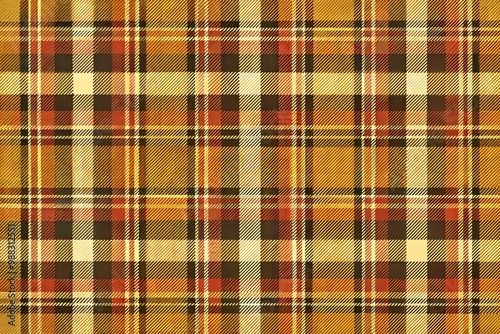 Wallpaper Mural Plaid pattern in autumnal colors creating cozy design Torontodigital.ca