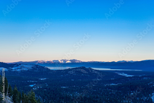 Lake Tahoe at the distance