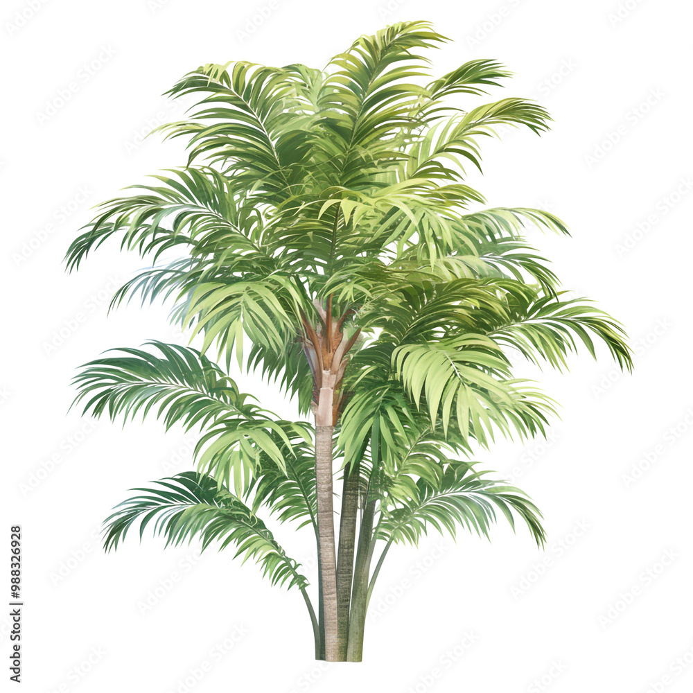 Fototapeta premium Isolated Palm Tree