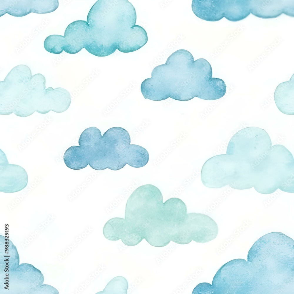 seamless pattern with clouds seamless pattern with clouds