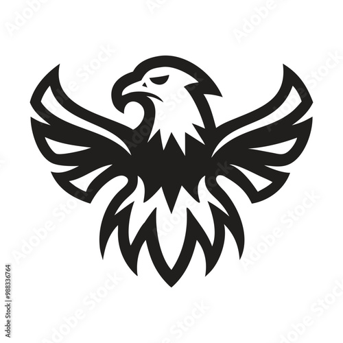 Eagle Bird Logo Vector Template. Business Logo Concept