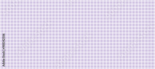 Lilac blackberry and white plaid fabric texture background