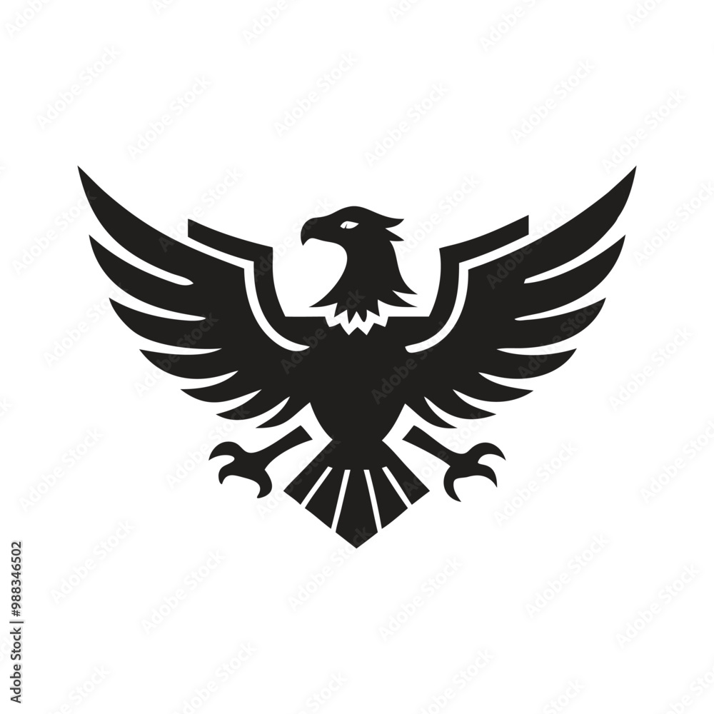 Obraz premium Eagle Bird Logo Vector Template. Business Logo Concept