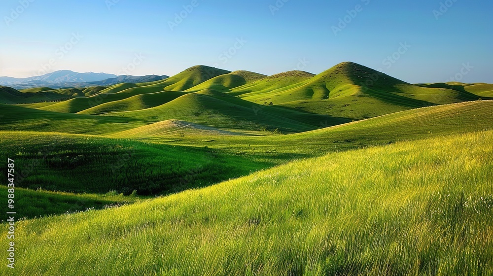 Obraz premium Gorgeous Natural Landscape Scenery Background: A Captivating Visual Feast. Discover the Tranquility and Beauty.