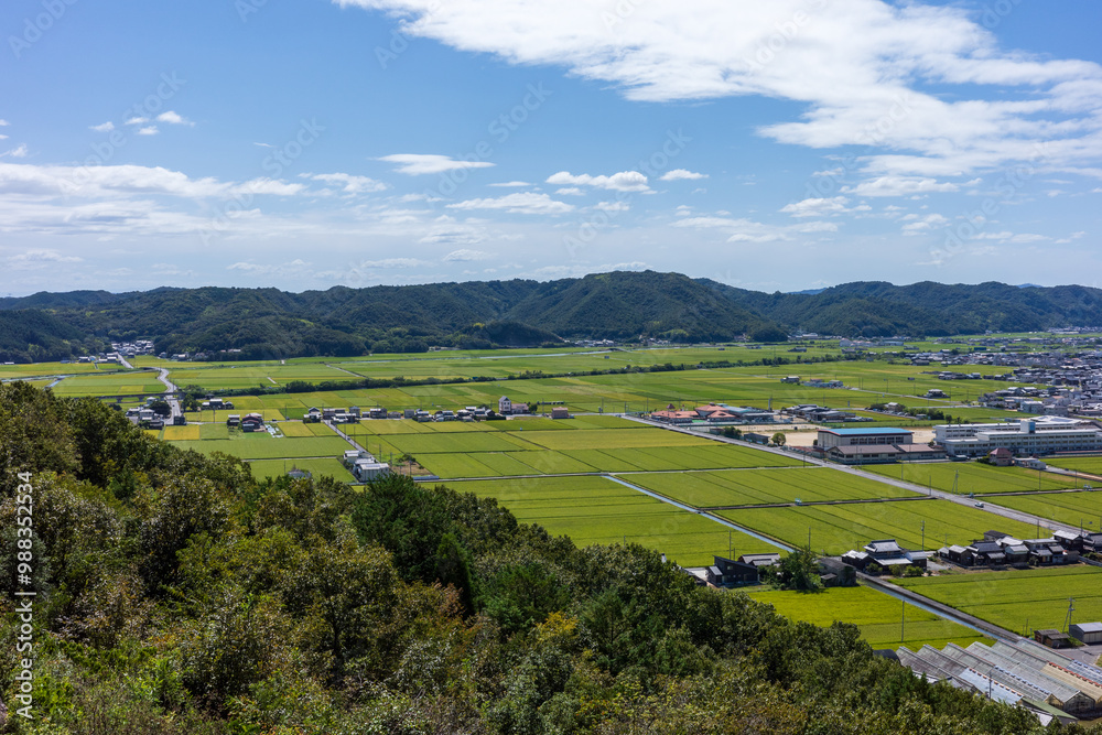 Obraz premium 日本の岡山県瀬戸内市邑久町のとても美しい景色