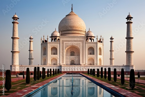 Majestic Taj Mahal: Iconic Indian Architecture and Romance in Agra