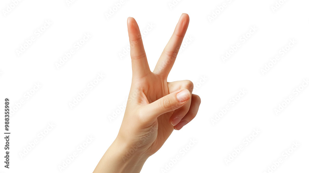 hand gesture on a transparent background hand gesture on a transparent background