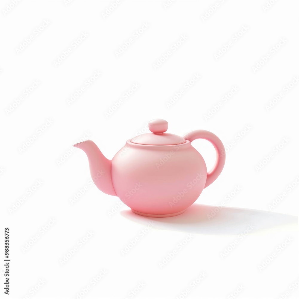 teapot In 3D style on a white background
teapot In 3D style on a white background