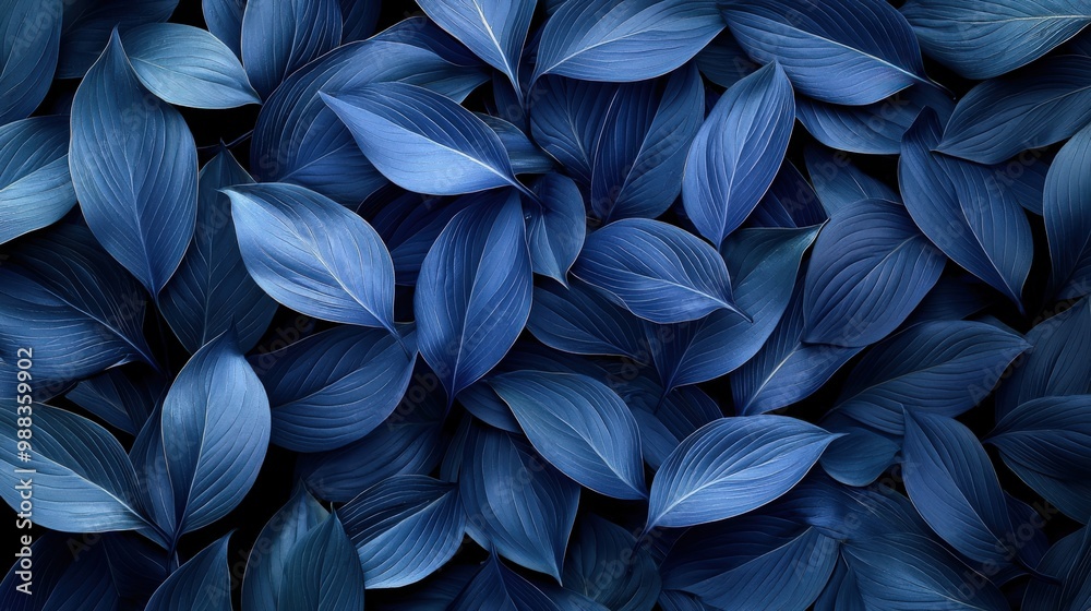 Dark Toned 3D Leaves with Elegant Style Dark Toned 3D Leaves with Elegant Style