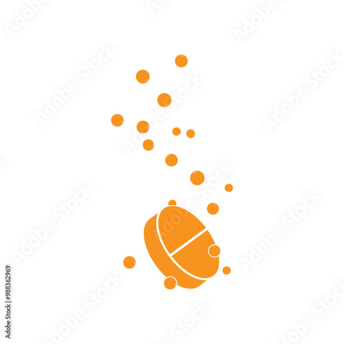 Medical pills, capsule and drug logo vector