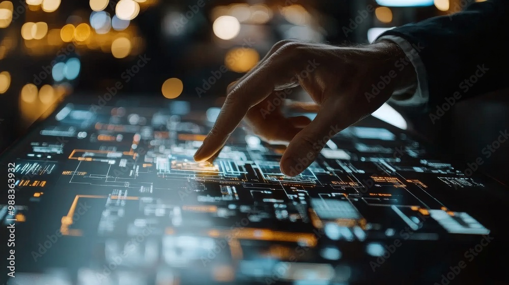 Digital analytics data visualization. Big data. Network connection. Artificial intelligence technology. Digital tech. Hand typing, gesturing. Digital analytics data visualization. Big data. Network connection. Artificial intelligence technology. Digital tech. Hand typing, gesturing.