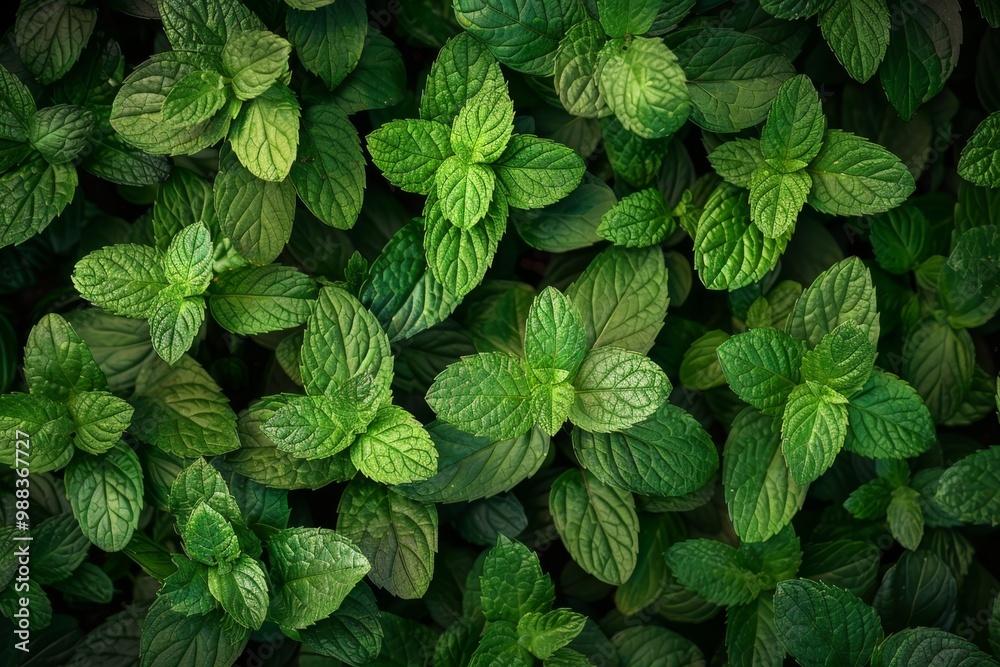 Many mint leaves texture background, fragrant spices pattern, Mentha piperita mockup, peppermint banner Many mint leaves texture background, fragrant spices pattern, Mentha piperita mockup, peppermint banner