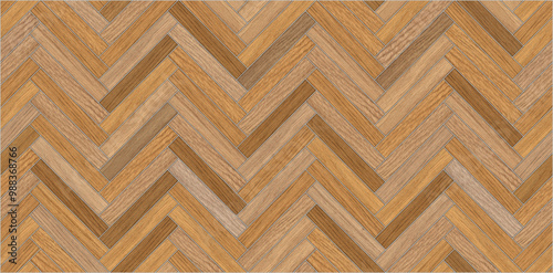 Seamless texture of wood parquet (herringbone). Wall and Floor natural pattern.