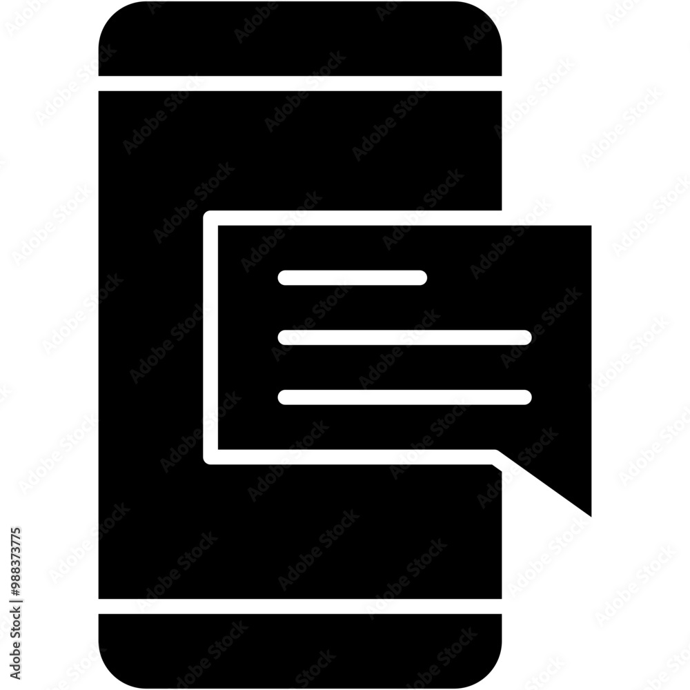 Vector Icon Device, message, smartphone, mail, text Vector Icon Device, message, smartphone, mail, text