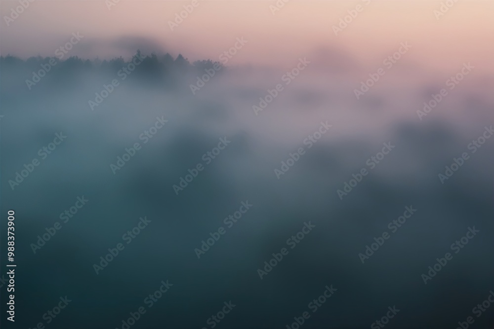 Fototapeta premium Shadowy Misty Gradient Background with Soft Blur for Impactful Header Design